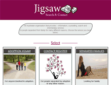 Tablet Screenshot of jigsaw.org.au